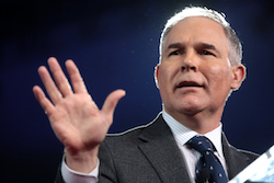 U.S. EPA Administrator Scott Pruitt speaking at the 2017 Conservative Political Action Conference in National Harbor, Md. on Feb. 25. Photo: Gage Skidmore, Flickr Creative Commons