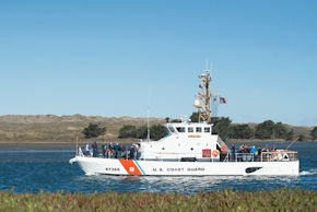 Bodega Bay tour on US Coast Guard vessel, Sacramento, Calif. 2016