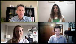 Screenshot of June 10 panelists