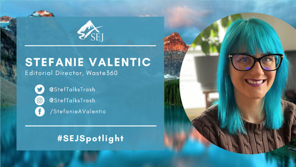 #SEJSpotlight graphic for Stefanie Valentic