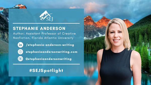 #SEJSpotlight graphic for Stephanie Anderson