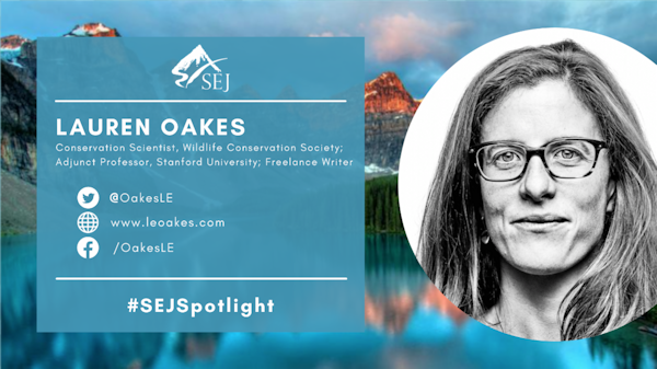 #SEJSpotlight graphic for Lauren Oakes