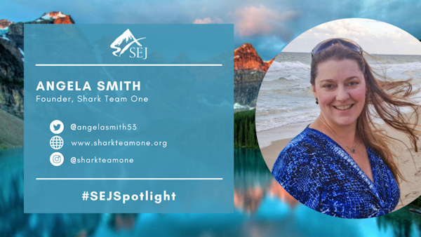 #SEJSpotlight graphic for Angela Smith