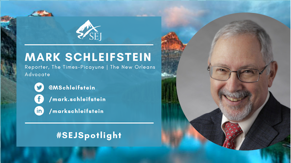 #SEJSpotlight graphic for Mark Schleifstein