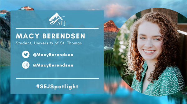 #SEJSpotlight graphic for Macy Berendsen