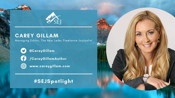 #SEJSpotlight graphic for Carey Gillam