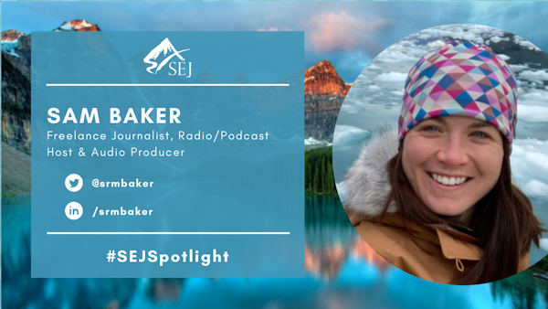 #SEJSpotlight graphic for Sam Baker